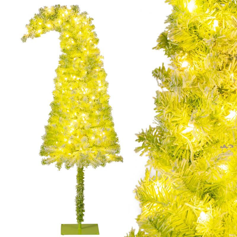 Costway 5/6/7 FT Bendable Christmas Tree with Bendable Top, 290 Branch - See Details