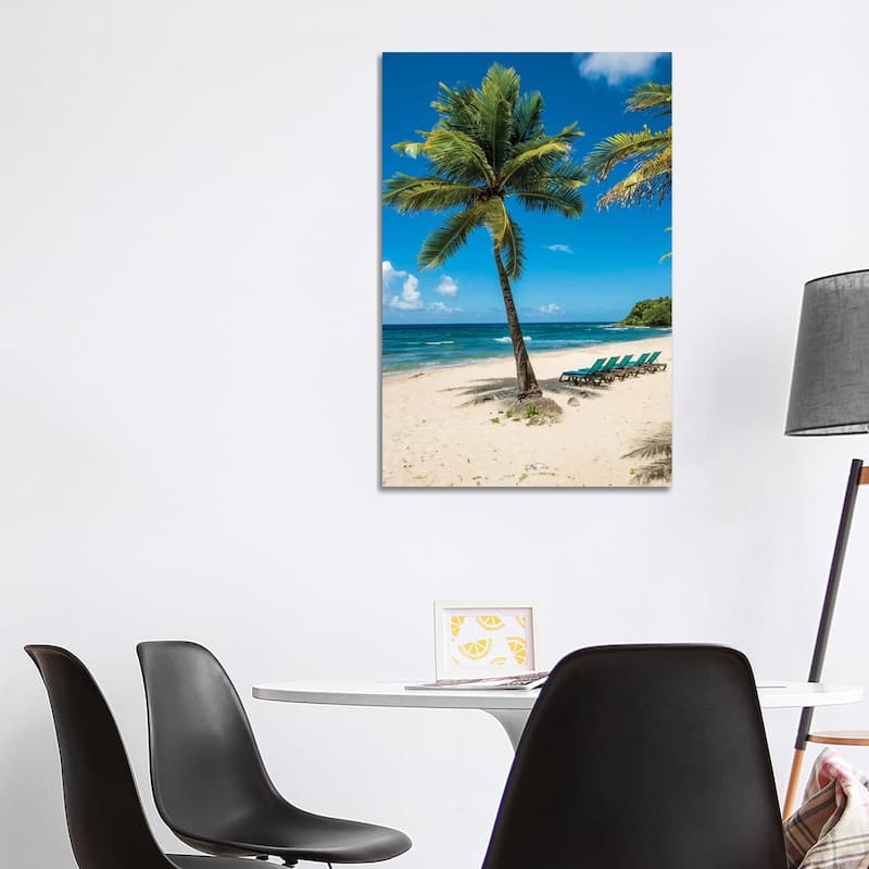 iCanvas "Carambola Beach Resort Beach, St. Croix, Us Virgin Islands." by Michael DeFreitas Canvas Print - 40x26x1.5