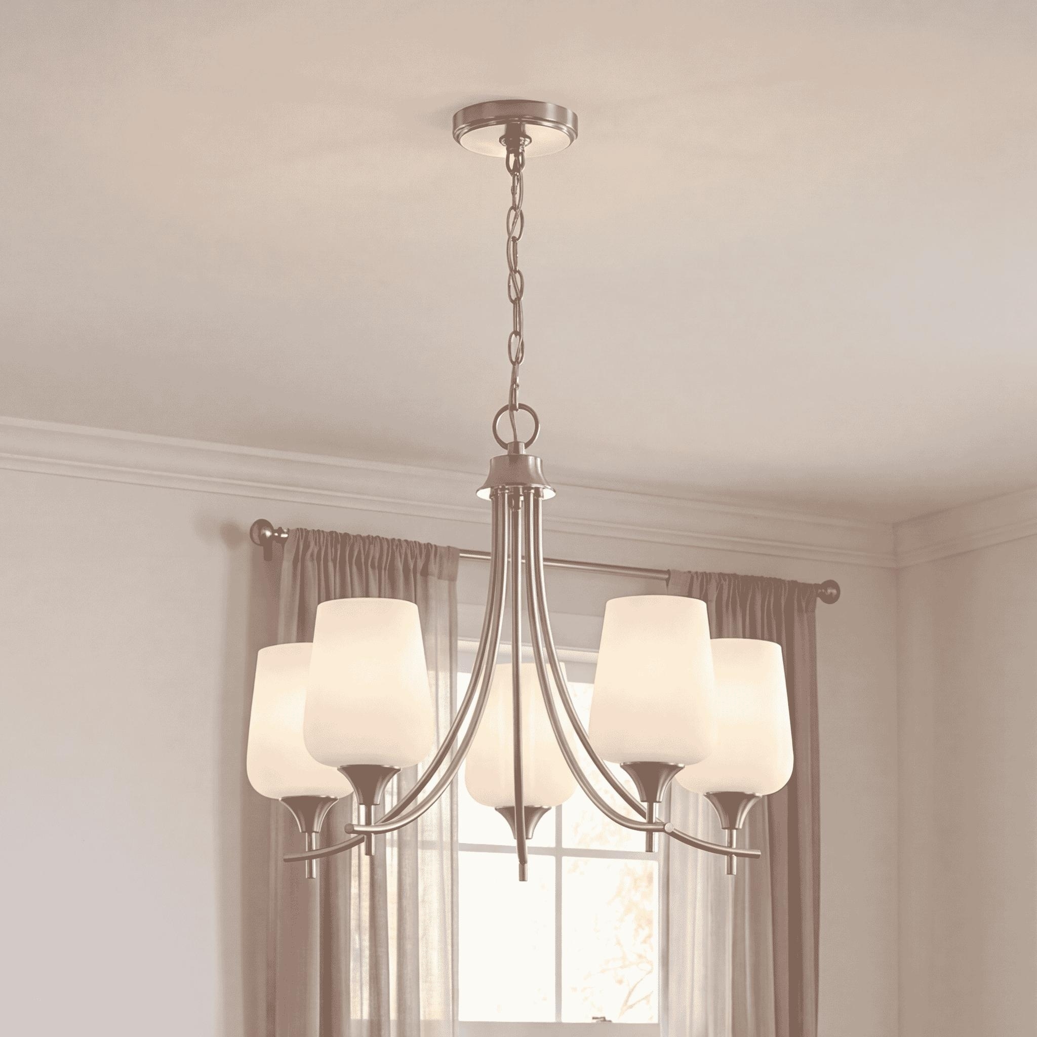 Octave 5-Light Chandelier in Satin Nickel