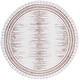 preview thumbnail 11 of 36, SAFAVIEH Alamo Lineke Rustic Boho Rug 6'7" Round - Ivory/Taupe - Round
