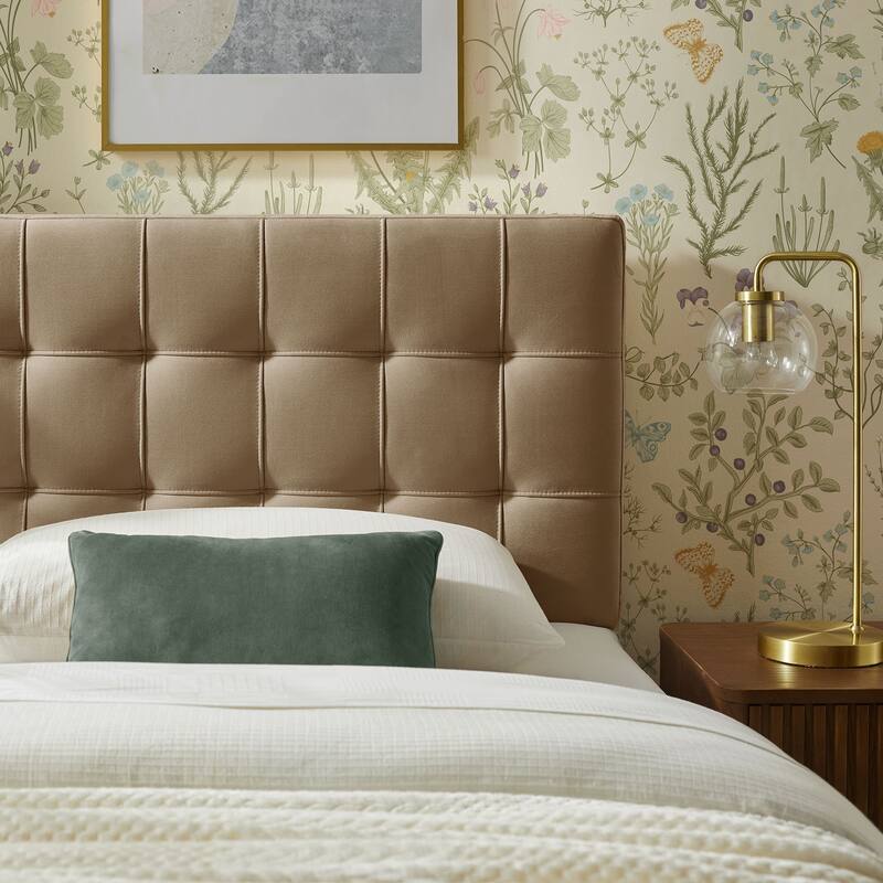 Lily Biscuit Tufted Performance Velvet Headboard