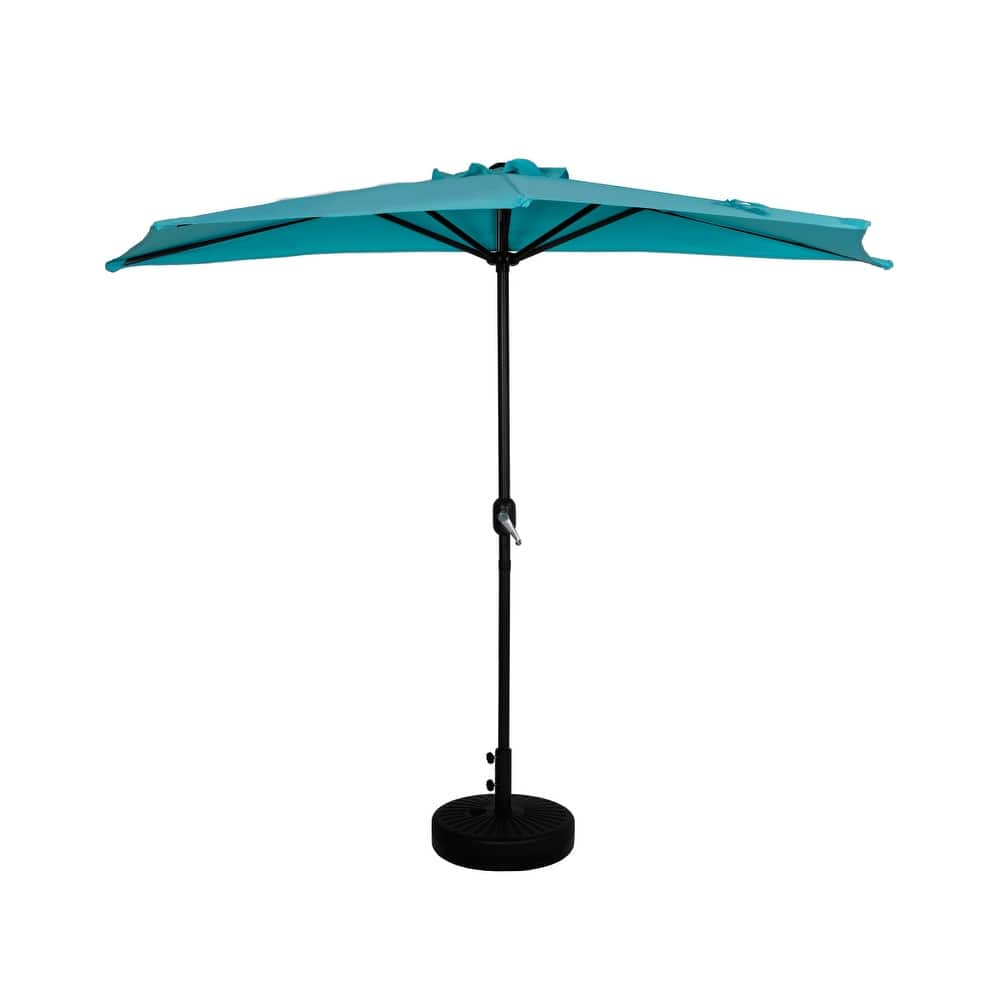Soomer 9-Ft Half Umbrella with Fillable Black Base