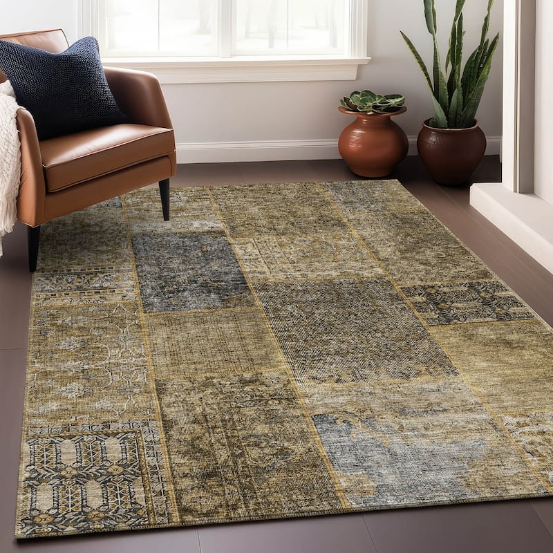 Premium Washable Super Soft Boho Patches Mayfield Rug