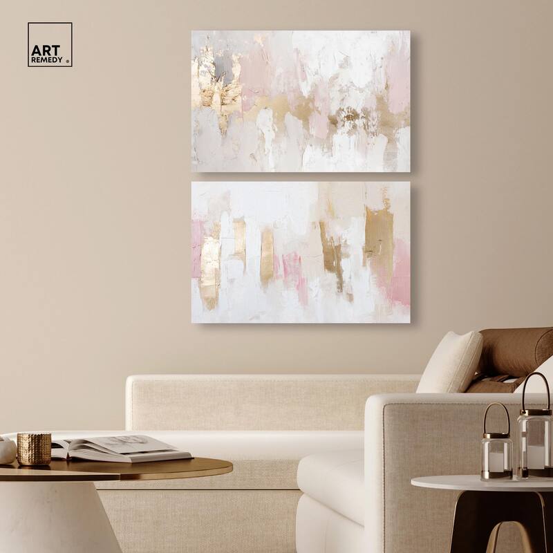 Rustic Elegance Set Canvas Set of 2 by Art Remedy, Gallery Wrapped