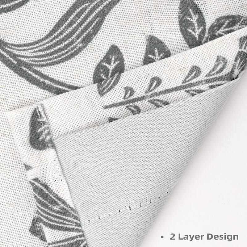 DriftAway Twyla Linen Blend Blackout Valance