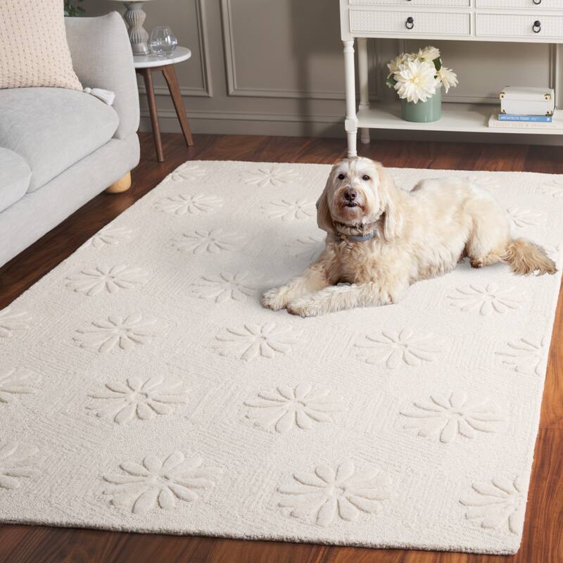 SAFAVIEH Handmade Mykonos Cicilia Modern Wool Rug