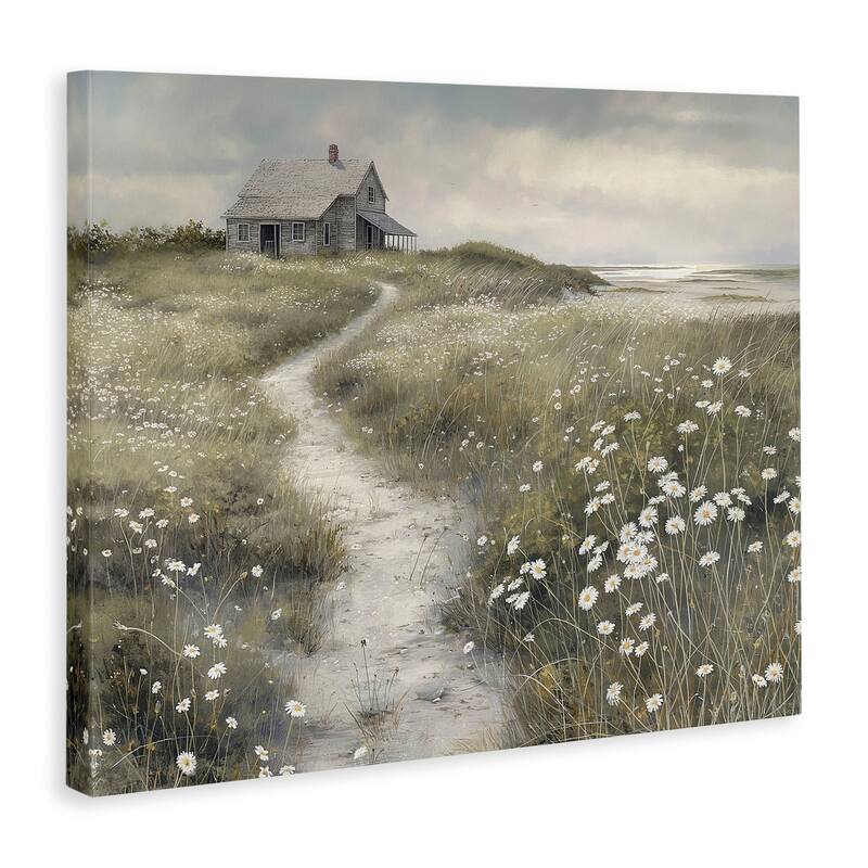 Stupell Path To Coastal Cottage Canvas Wall Art Design By Imagine It Images