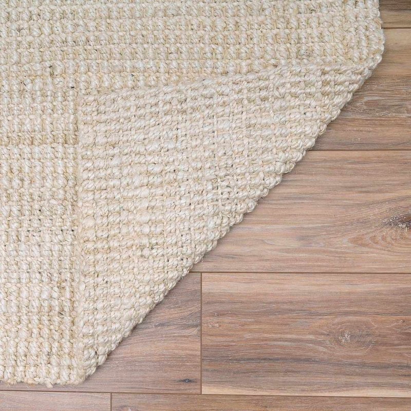 Hauteloom Jute Rug Collection - Natural Fiber Jute Farmhouse Area Rug