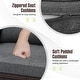 preview thumbnail 45 of 81, Costway 3PCS Patio Rattan Furniture Set Cushioned Conversation Set - See Details