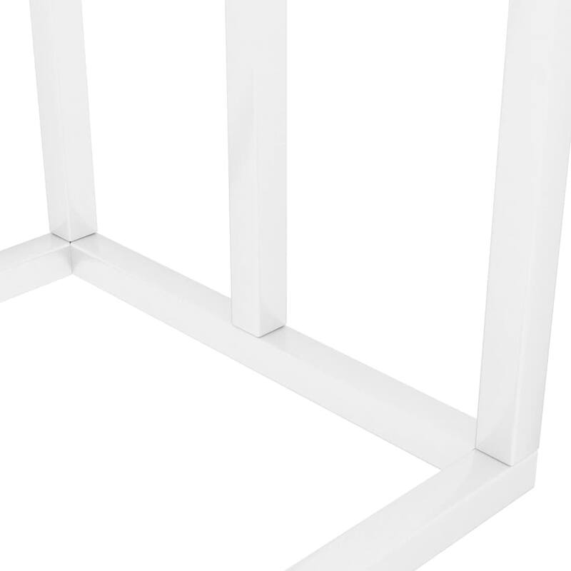 vidaXL Towel Rack Freestanding 2 Tier Towel Holder Stand for Bathroom Iron