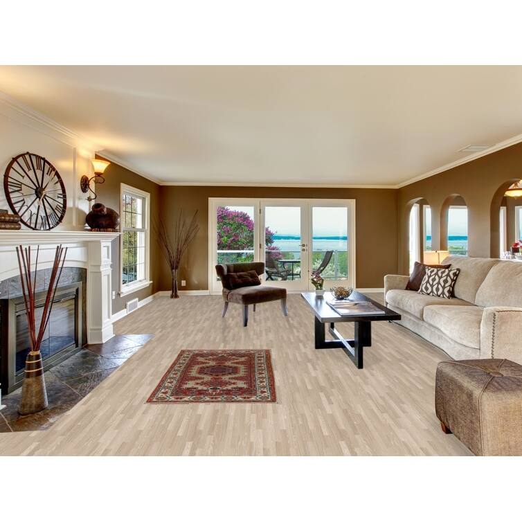 Green Geometric Viss Indian Rug Hand-Knotted Wool Carpet - 2'11" x 5'2"