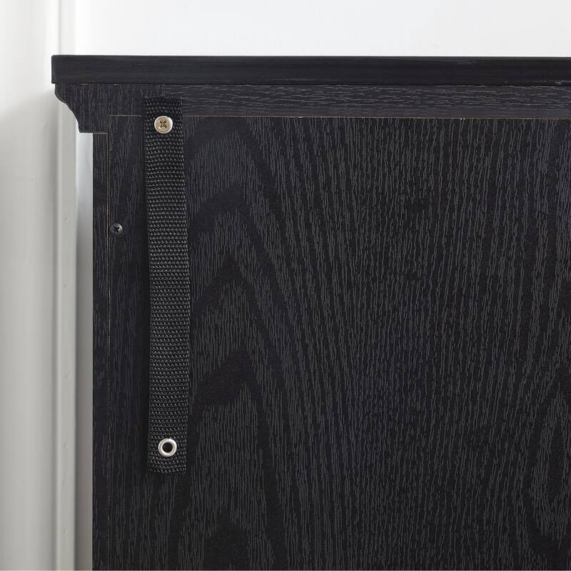 LED Curio Display Cabinet Antique Display Cabinet with Glass Doors
