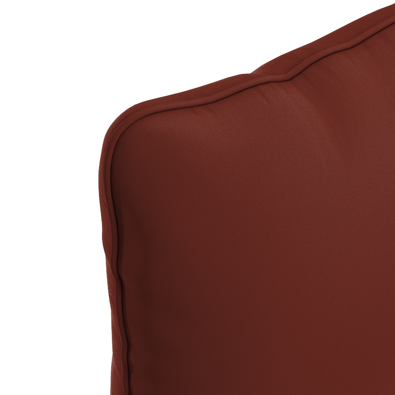 California Umbrella Outdoor Deep Seat Cushion Set, 24" x 48", Sunbrella Fabric, Densified Fiber Fill