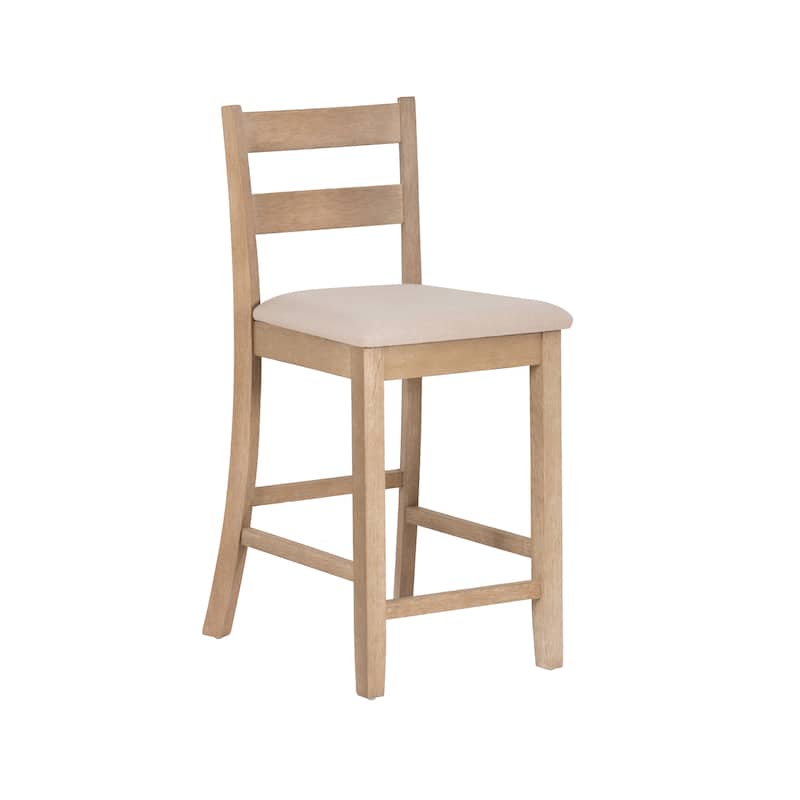 Piedmont Greywash Wooden 25-Inch Tribeca Counter Stool