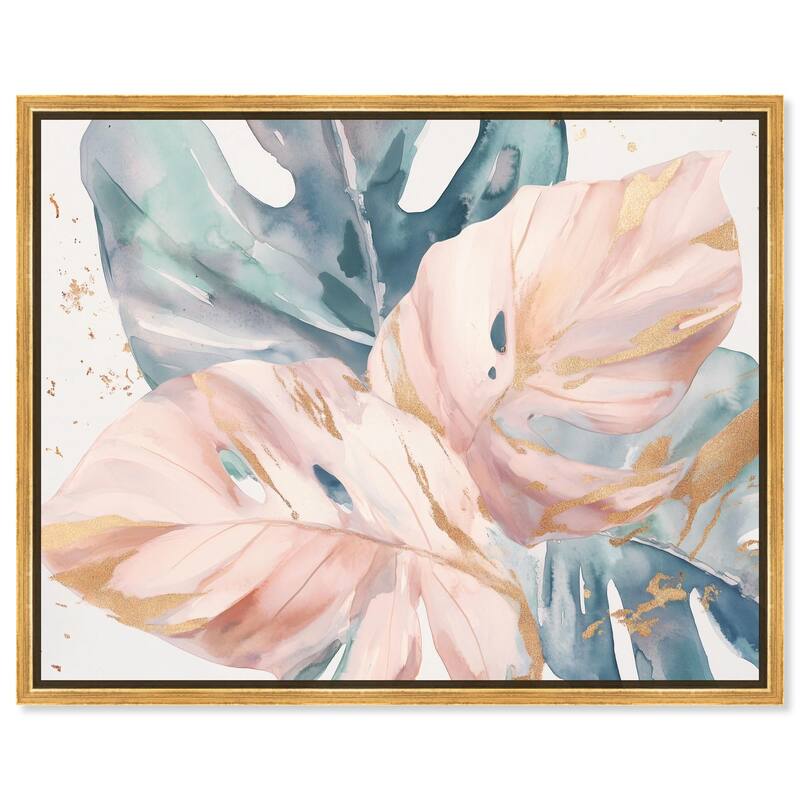 Golden Spritz Canvas by Art Remedy - Gold - 20" x 16"