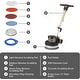 preview thumbnail 4 of 4, Prolux PLC13L 13" Heavy Duty Commercial Polisher Floor Buffer Machine Scrubber and 5 Pads - 29 x 84