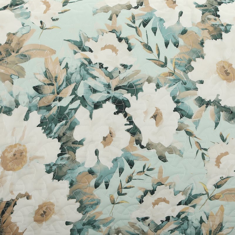 Nanshing Rosanna 3 Piece Floral Print Quilt Set