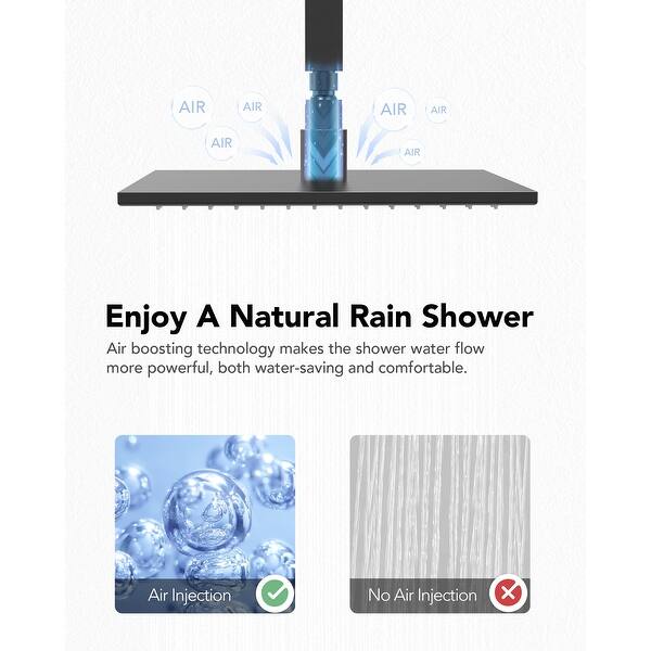 EVERSTEIN LED Thermostatic Shower Faucet System 12