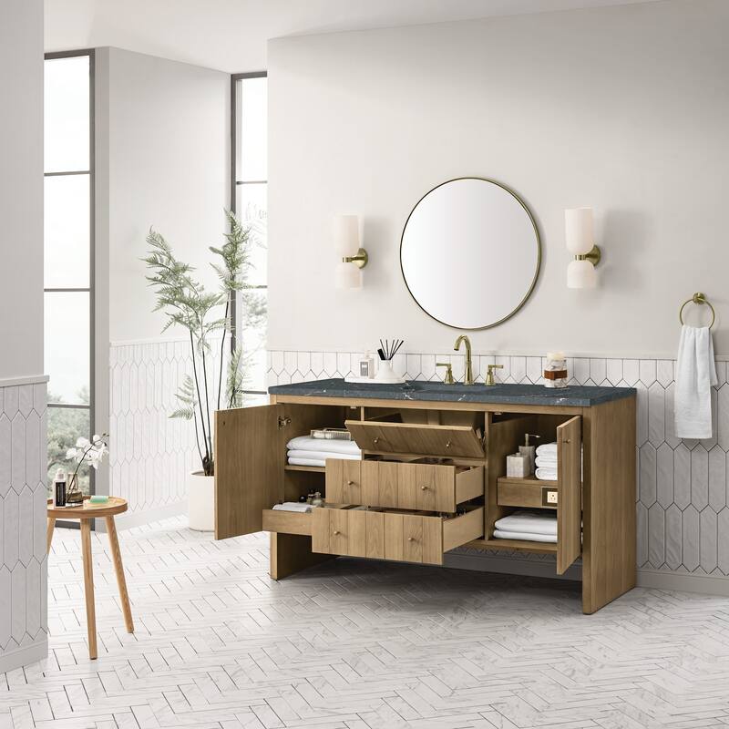 James Martin Vanities 435-V60S-FPBL Hudson 60" Free Standing Single