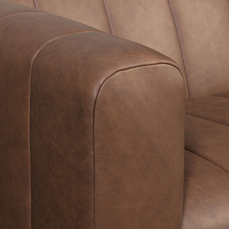Poly & Bark Canale Sofa - Full Grain Genuine Italian Leather