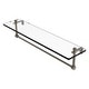 preview thumbnail 4 of 55, Allied Brass 16 Inch Glass Vanity Shelf with Integrated Towel Bar