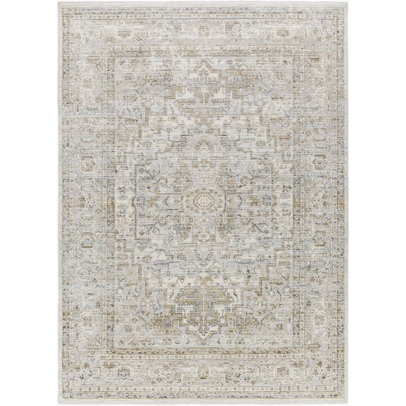 Livabliss Edmonton Traditional Border Area Rug