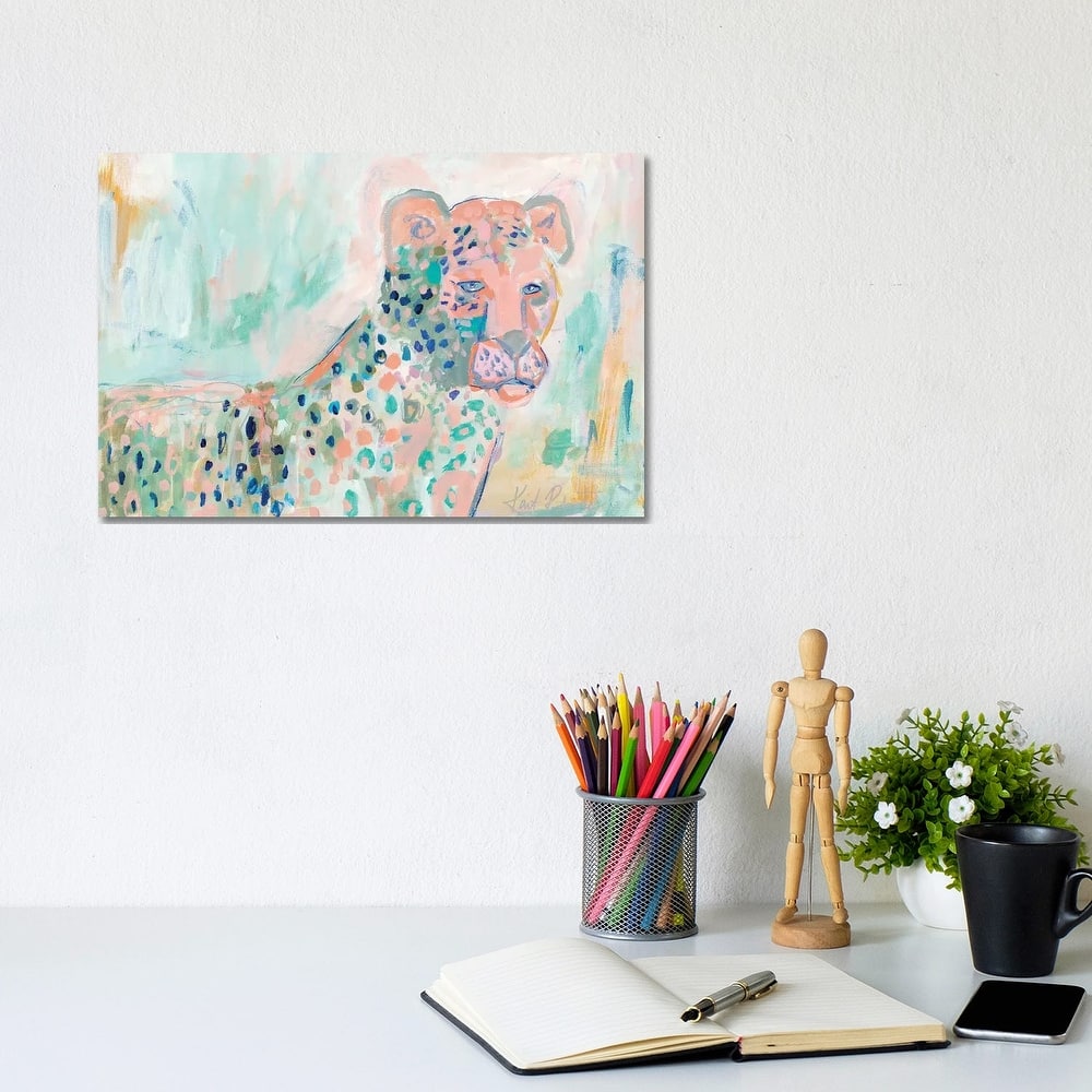 iCanvas "Cheetah Watch" by Kait Roberts Canvas Print