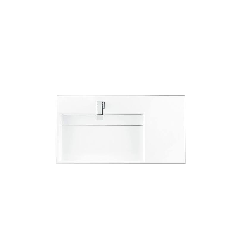 James Martin Vanities Linear 72" Double Vanity, Whitewashed Walnut