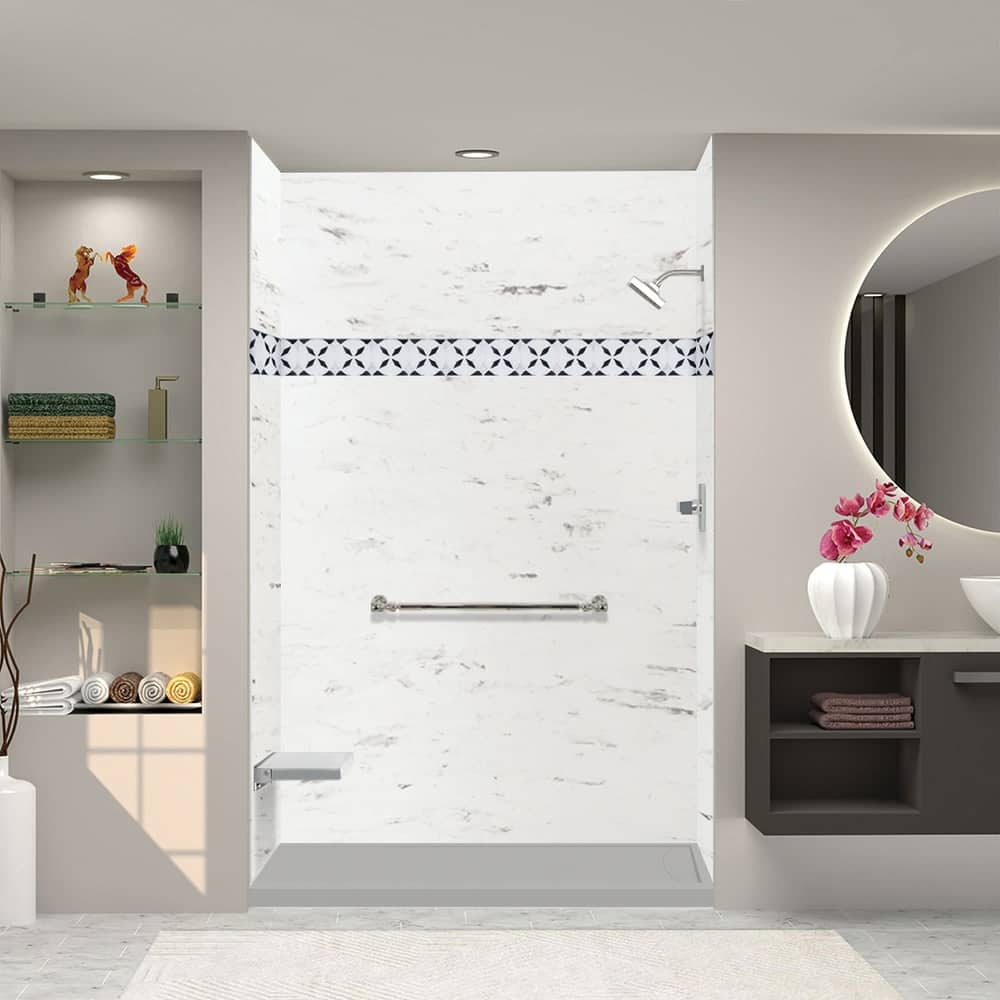 Transolid FSL6032R FSL-Series 60" x 32" Rectangular Shower Base with