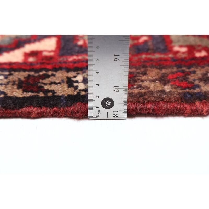 ECARPETGALLERY Hand-knotted Andelz Red Wool Rug - 3'9 x 9'10