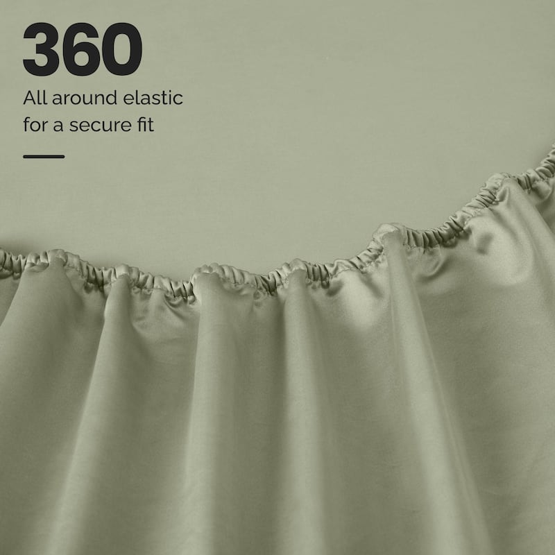 Blue Nile Mills 1200 Thread Count Egyptian Cotton Deep Pocket Sheet Set