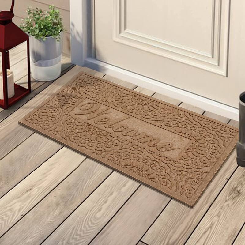 A1HC Water retainer Indoor/Outdoor Doormat, 24" x 36", Skid Resistant