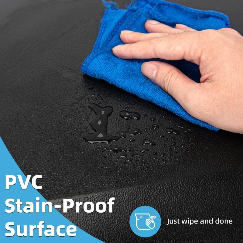 Art3d Memory Foam Floor Mat 32"x20"x0.75", Black Kitchen Mat - 32"x20"x0.75"