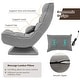 preview thumbnail 6 of 28, Costway 360° Swivel Floor Chair 5-Level Adjustable Lazy Chair w/ - See Details