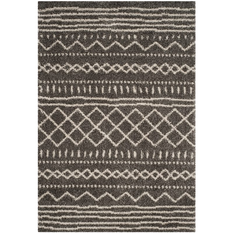 SAFAVIEH Arizona Shag Lotta Moroccan 1.2-inch Thick Rug