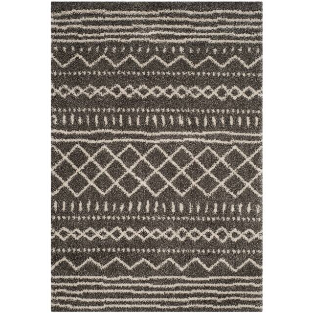 SAFAVIEH Arizona Shag Lotta Moroccan 1.2-inch Thick Rug