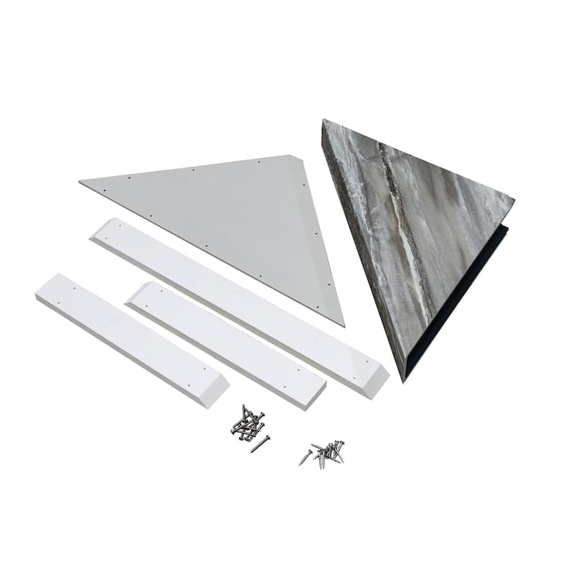 Palisade Shower Surround Kit with Accessories - Louvre Granite