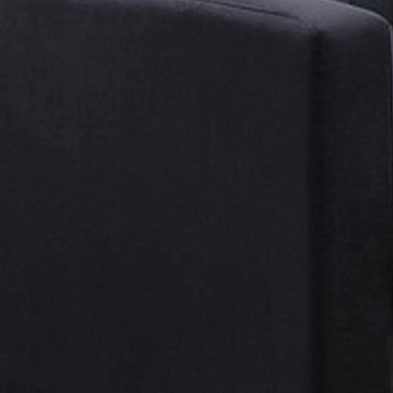 Oz Living Room Set with 2 Velvet Armchairs, Wood Accent End Table, Black