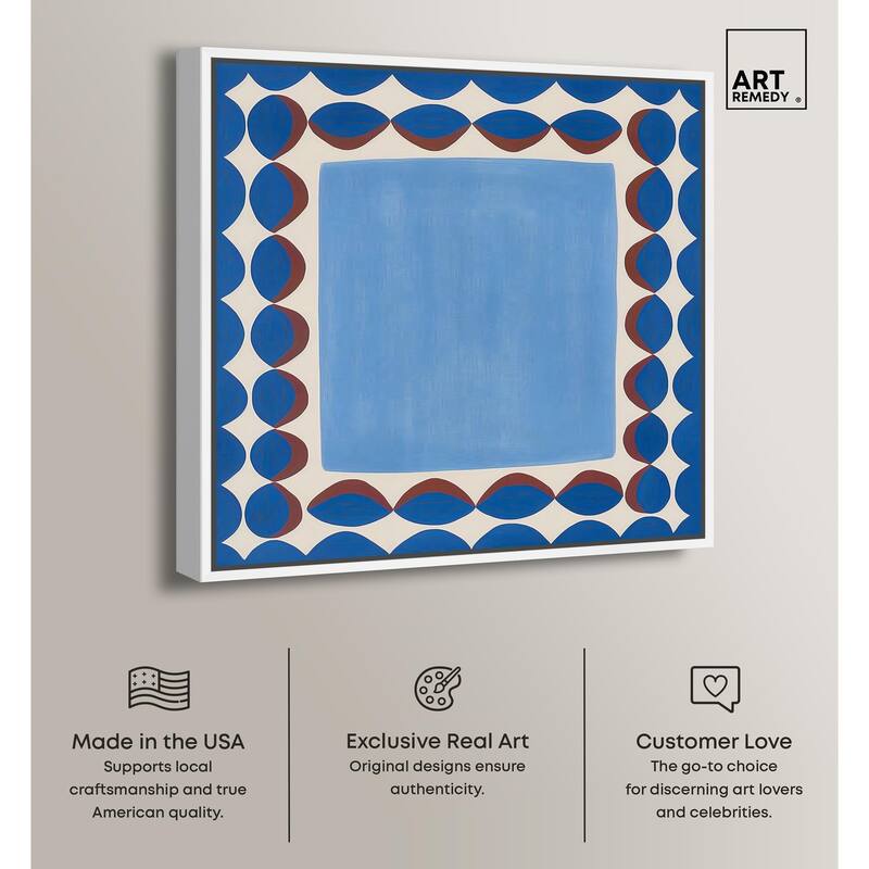 Framed in Color II Canvas by Art Remedy