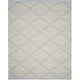 preview thumbnail 28 of 93, SAFAVIEH Handmade Flatweave Montauk Elsbe Trellis Cotton Rug 10' x 14' - Light Blue - Rectangle