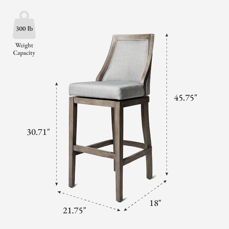Maven Lane Vienna Swivel Kitchen Stool