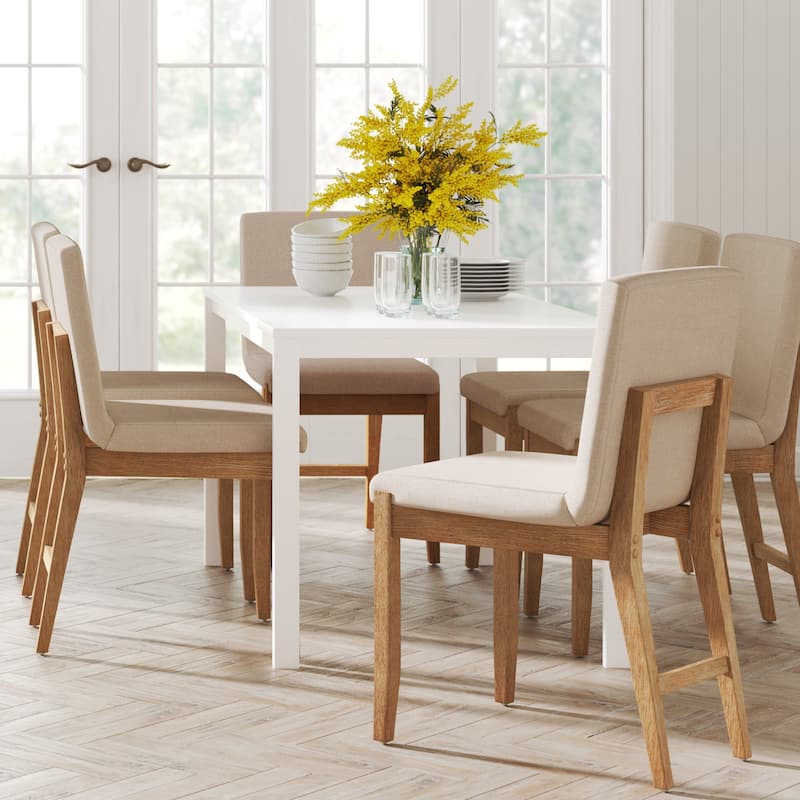 Gracie Modern Dining Chair, Upholstered Accent Dining Chair