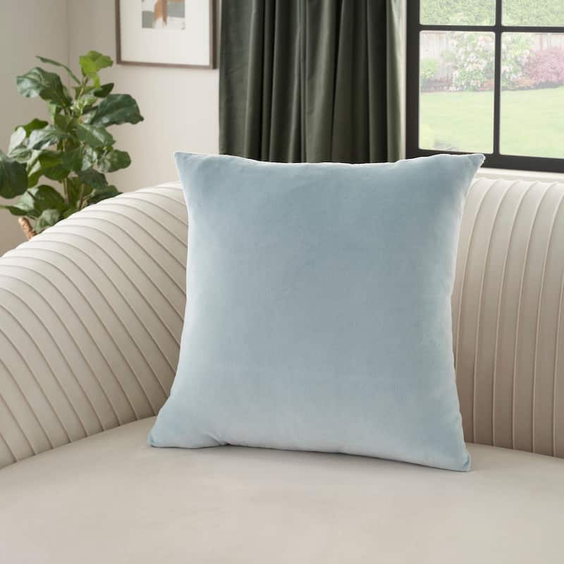 Mina Victory Sofia Solid Throw Pillow