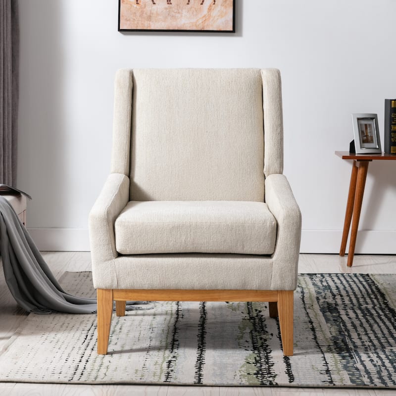 Corvus Armitage Chenille Upholstered Accent Chair