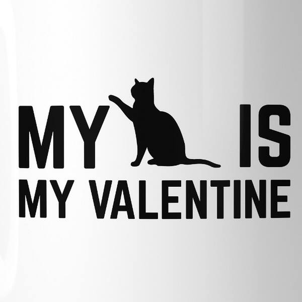 Shop My Cat My Valentine Cute Coffee Mug Funny Gift Ideas For Cat