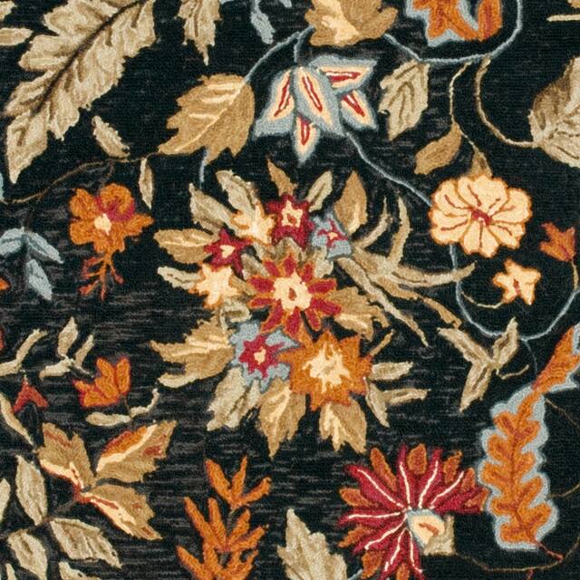 SAFAVIEH Handmade Chelsea Ashlyn French Country Floral Wool Rug