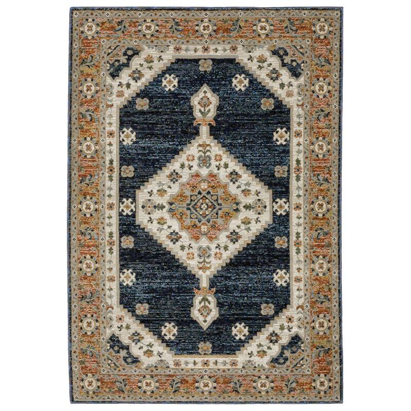 HomeRootsMedallion Bohemian Rectangle Area Rug