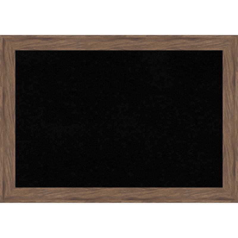 Pia Medium Brown Framed Cork Board - Bulletin Board, Organization Board, Pin Board