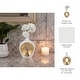 preview thumbnail 5 of 12, Modern Ceramic Textured Oval Cut-Out Vase - Home Decor - 13"