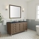 preview thumbnail 39 of 51, James Martin Vanities Chicago 60" Single Vanity, Whitewashed Walnut
